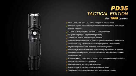 Fenix PD35 Tac Flashlights