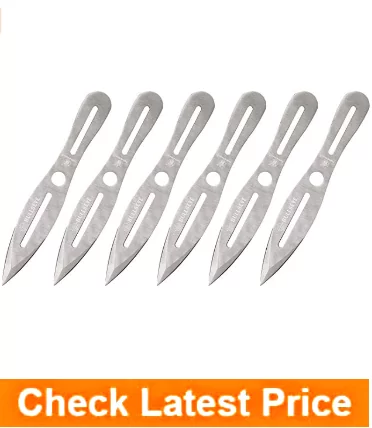 Smith & Wesson SWTK8CP Six 8in Stainless Steel Throwing Knives Set