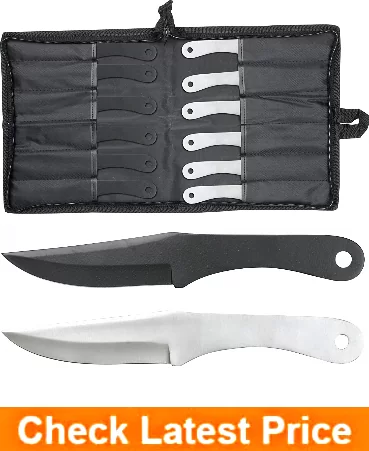 Perfect Point PAK-712-12 Throwing Knife Set with 12 Knives